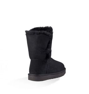 Belle Button Boots Bottes de neige pour femmes Femmes Hommes Classique Véritable cuir fendu de vache Designer Noir Marron Bottes de neige