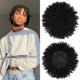 Belle Show Dreadlock Hair Topper Clip in gevlochten halve pruiken Locs gevlochten pruik zachte korte pruik dreads voor mannen vrouwen 240412