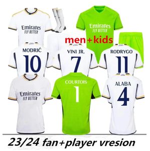 Bellingham Rodrgo 23/24 Benzema Soccer Jerseys Football Shirt Vini Jr Camavinga Alaba Modric Vaerde Camiseta Kids Courtois Guil Garden Version