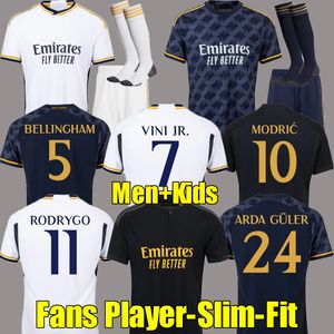 BELLINGHAM Voetbalshirts 22 23 24 Voetbalshirt VINI JR CAMAVINGA ALABA HAZARD ASENSIO MODRIC MARCELO REAL MADRIDS Finale 2023