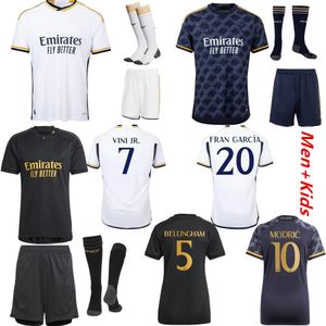 BELLINGHAM VINI JR MODRIC MBAPPE voetbalshirts 23 24 voetbalshirt RODRYGO CAMAVINGA Real Madrids 2023 2024 Arda GuLer Hoge kwaliteit thuis weg 3e heren- en kindersets