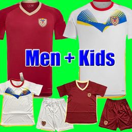 Thaïlande qualité Copa 2024 maillots de football Venezuela 24 25 kits de football à domicile rouge blanc maillots de football de l'équipe nationale de football ensembles pour hommes et enfants