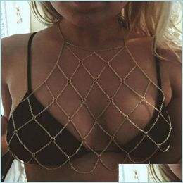 Buikketens kettingen kraag collier bikini body harnas bohemian belly keten sieraden sexy borst bra maxi ketting wome dhseller2010 dhhox