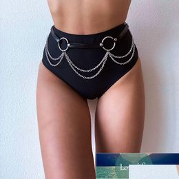 Belly Chains Leather Body Harness Chain Belt y Vrouwen Banden meisjes rave taille sieraden mode accessoire fabrieksprijs expert dhgarden dhfdu
