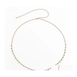 Buikketens sexy imitatie parel ketting voor vrouwen modejurk decoratieve tailleband taille riem dames sieraden geschenken drop levering bo ot9ie