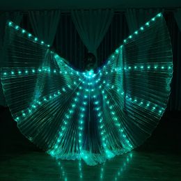 Belly Dance Accessories 145cm LED -vleugels Helaas isis Wing Mutiple Mode kleuropties voor adault