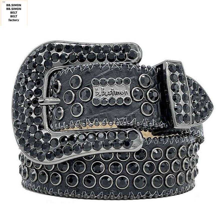 Belt 2022 Designer BB Simon Belts For Men Women Glanzende diamantgordel Witte Cintura Uomo BoosluxuryGoods 00000287E2