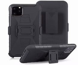 Clif de ceinture Holster Hickstand Armor Case pour iPhone 11 Pro Max XS Max xr x 8 7 6s 6 plus 5 SE 5S6976758