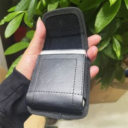 Riemclip holster lederen telefoon opbergtas oxford doek heren telefoon zakje telefoon zakje opvouwbare telefoonhoes vouwen mobiele telefoon tas