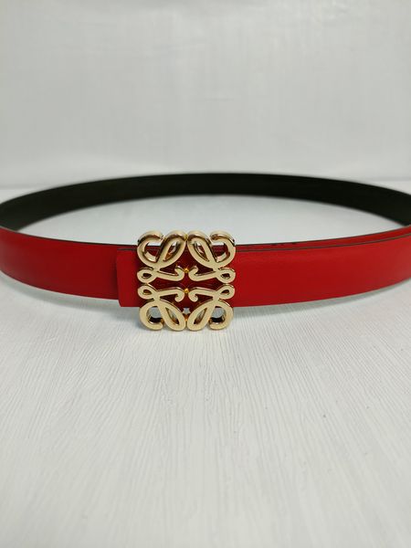 Ceinture de styliste en cuir véritable pour femmes et hommes, largeur de 2.5cm, haute qualité, plusieurs styles, sans boîte en option