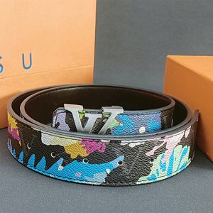 Ceinture designer ceinture marque de luxe ceintures ceintures pour femmes designer lettre colorée haute qualité terre design ceinture en cuir mode matériel styles 9 styles très bon