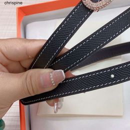 Cinturón para mujer 13 MM cinturón de diseñador para mujer diseñador piel de becerro real hecho de acero de titanio Engastado con diamantes latón chapado en oro regalo exquisito de lujo estilo clásico 033
