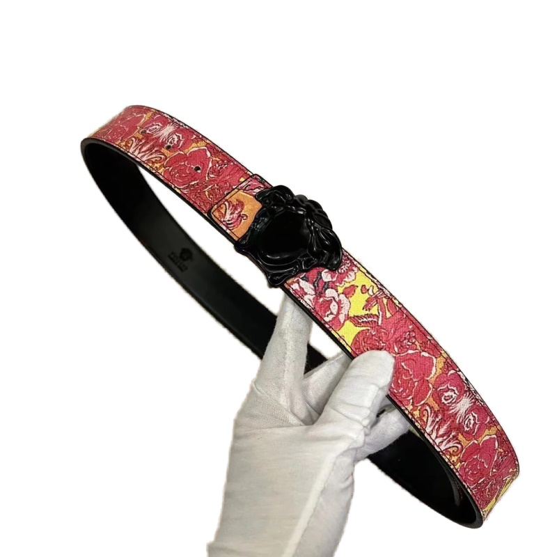 Ceinture pour femmes designer plaqué or animal boucle ceintures en cuir ceinture de style classique motif litchi cinture multicolore en option fa0106 E4