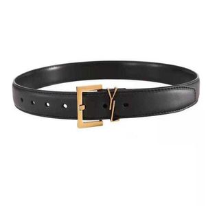 Riem voor Dames Echt Leer 3cm Breedte Hoge Kwaliteit Heren Designer Riemen Gesp Cnosme Dames Tailleband Cintura Ceintures met Boxkjfz