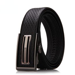 Riem binnenkleding automatische gesp full head echte lederen heren riem klassiek slangenpatroon bedrijf