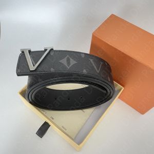 Ceinture de ceinture de ceinture pour femme ceinture de mode Luxury Classic Classic Classic Women Lettre de boucle lisse et ceinture Cintura Largeur de 3,8 cm CEinture haute qualité avec boîte pour cadeau