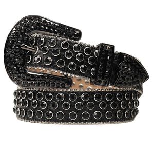 Belt Man Luxe Diamond Belts28 Originele Solid Rhintone Belts 3 inch voor mannen Hoge prijs Fashion Boys Stone Belts 187B