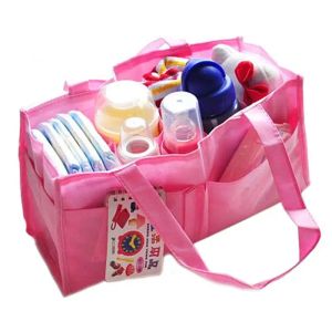 Belt Multicch Baby Diaper Nappy Mother Sac portable Tissu non tissé sac à main Mère maman poussette de maternité de maternité Sacs