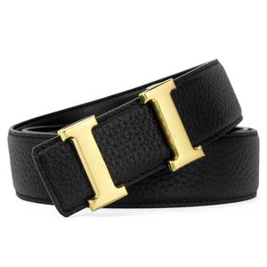 Riem designer heren Hoge kwaliteit Echte vele kleuren optionele mode Koeienhuid brief Riem voor Dames Riemen 34mm met grote doos