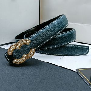 belt111 nl Herenriem Klassieke riemen Naald gouden gesp Hoofd met vol parels Breedte 2,5 cm Maat 95-115 cm Nieuwe modetrend