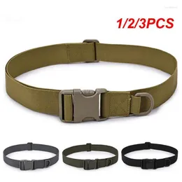 Cinturas 1/2/3pcs cinturón multifuncional clásico de tejido versátil accesorios de ropa de lienzo cintura de combate del ejército