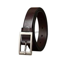 Riemen 100% puur koeienhuid 2,4 cm breed Mode Eenvoudige veelzijdige lederen riem voor dames Topkwaliteit jeansriemen Luxe tailleband