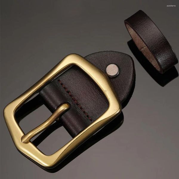 Cinturones 1 PC Cabeza de cinturón de aleación ancha de hombres