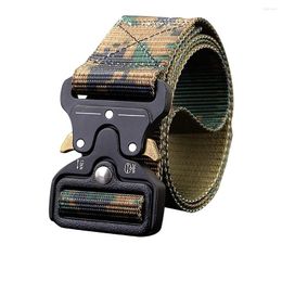 Riemen 2022 Zomer herengordel nylon training metaal multifunctionele buckle outdoor sport haak hoge kwaliteit a716