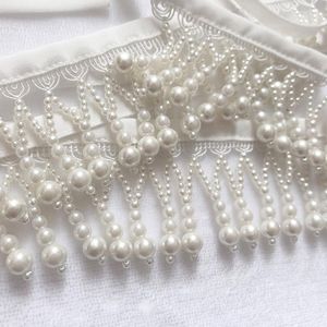 Ceintures 2023 Design chinois Han Tradtiona Costume ceinture décoration en mousseline de soie taille avec perle gland auto-cravate robe chemise ceintures