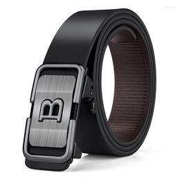 Ceintures 2023 mode noir lettre Ceinture hommes B boucle automatique 3.5 cm de large en cuir décontracté haute qualité Croskin Ceinture Homme