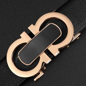 Ceintures 2023 Nouvelle ceinture en cuir pour hommes loisirs affaires caisse automatique ceinture en cuir ceinture en jean ceinture de marque de luxe Q240401