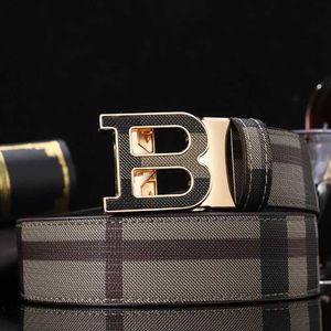 Ceintures 2024 concepteurs de haute qualité pour hommes ceinture de luxe Brand masculin Belon B-Buckle Belt Mens 3,4 cm widec420407