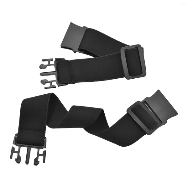 Cinturones 2 uds Sin hebilla cinturón cintura ligero ajustable Invisible fácil de usar para viajes uso diario adultos y niños hombres mujeres