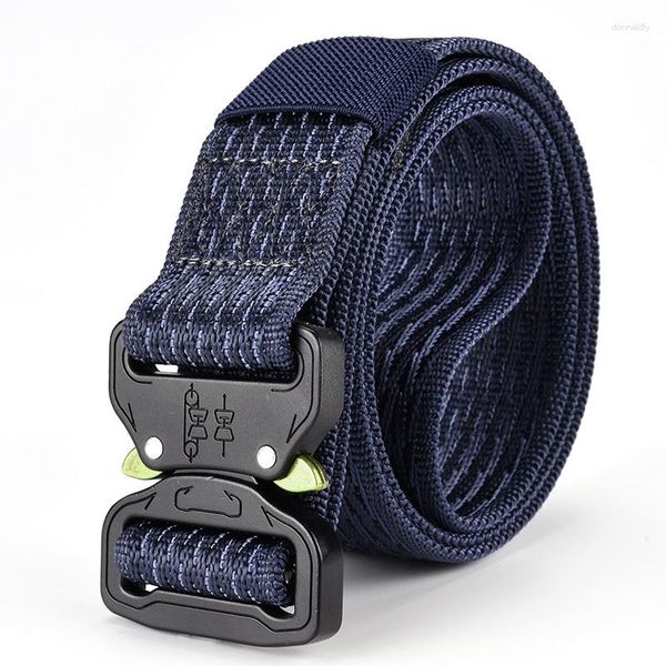 Cinturones 3,7 cm de ancho estilo diseño de lujo MenTactical Nylon respirar libremente deporte al aire libre cinturón de lona correa de combate cintura