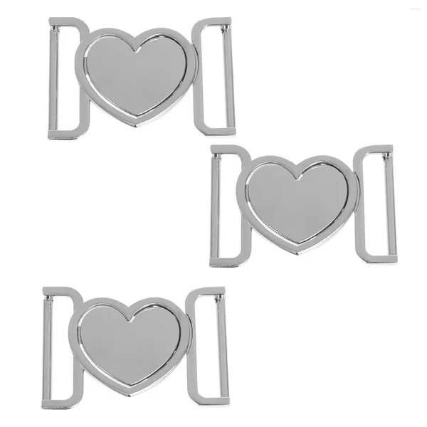 Cinturones 3 piezas Clip Hebilla de metal Vestido vintage para mujer Hebillas de cinturón Aleación de zinc Botones personalizados