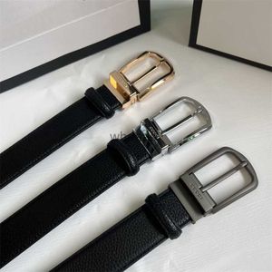 Ceintures 3 Styles hommes en cuir noir concepteur d'affaires ceintures de luxe jean costume taille haute ceinture 240305