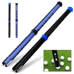 Ceintures 33,9 pouces Golf Ball Collector Metal Retriever Tenez jusqu'à 21 balles accessoires sportifs extérieurs détachables