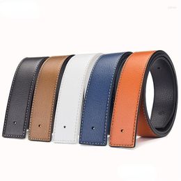 Ceintures 5 couleurs hommes haute qualité boucle ardillon sangle véritable ceinture en cuir ceinture hommes non 3,8 cm H ceinture livraison directe mode accesso dhgth