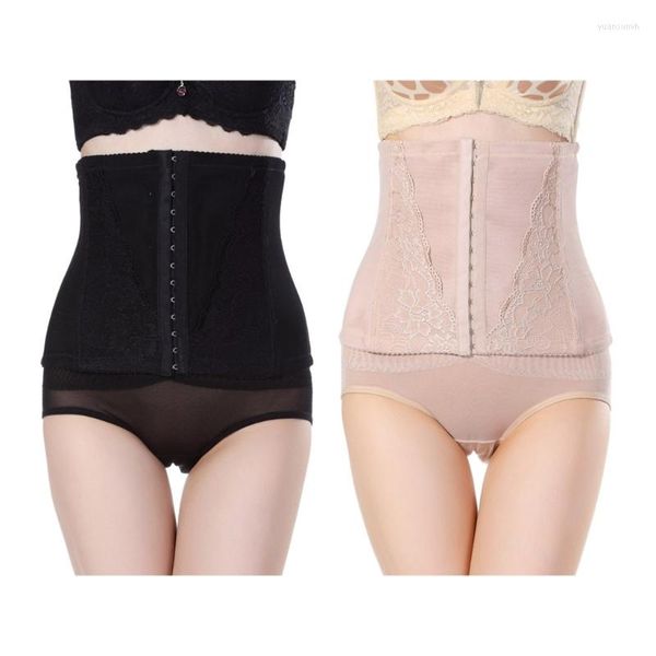 Ceintures Boucle Réglable Post-partum Ventre Contractant Dentelle Soutien Élastique Une Pièce Corset Taille-Amincissant