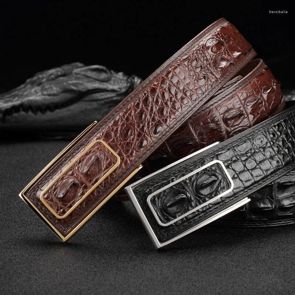 Ceinture alligator cuir masculin de ceinture haut de gamme haut de gamme