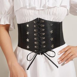 Ceintures alliage étoile décor taille Corset femmes Cincher corps Shaper ceinture tondeuse Extender Streetwear décorations