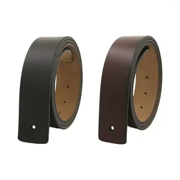 Ceintures Antique en cuir PU ceinture pour hommes sans boucle tenue décontractée ceinture bricolage projets artisanaux boucles à cliquet automatiques