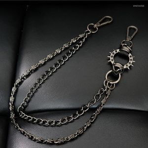 Riemen Basic Strong Leash Biker Trucker Key Jean Wallet Chain Unk Rock Style Keychain Geschikt voor riemlus