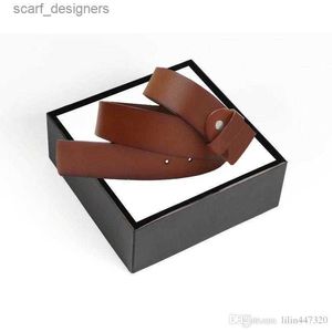 Ceintures ceintures ceintures ceintures pour hommes avec boîte cadeau mode décontracté de luxe décontractée en cuir ceinture de bonne qualité ceintures y240411
