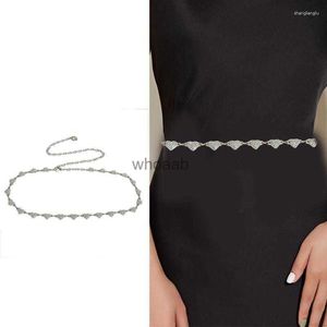 Ceintures ceintures élégantes dames taille ceinture délicate coeur décor chaîne manteau robe carrière orientée femmes 240226