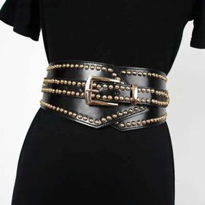 Ceintures ceinture noire ceinture élastique large ceinture célèbre marque ceinture femmes de luxe concepteur tout nouveau Hepburn L240308