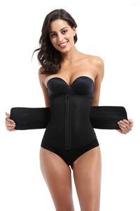 Cinturones Negro Neopreno Entrenamiento Faja de cintura de entrenamiento Body Shaper Postnatal Corsés Bustiers Sexy Adelgazamiento Underbust Corset