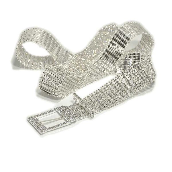 Ceintures bling à la main mariée robe de mariée ceinture strass chaîne ceinture officielle 105 cm luxe femmes strass ceinture G230207