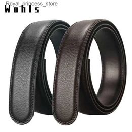 Ceintures de boucle concepteur sans ceinture de ceinture de ceinture de 3,5 cm de largeur ultra légère pour hommes de haute qualité