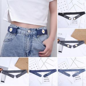 Gordels Buckle-vrije elastische taille riem voor vrouwen onzichtbare jeans rek Easy Dames Denim naadloze taillebelt